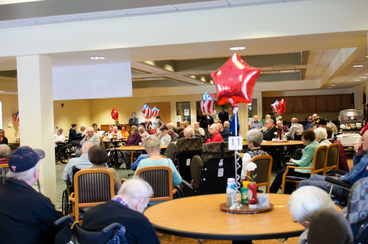 Celebrating 20 years Fergus Falls Veterans Home recognizing two