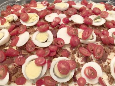 Not The Same Old Layered Salad Layered With Crunch Flavor