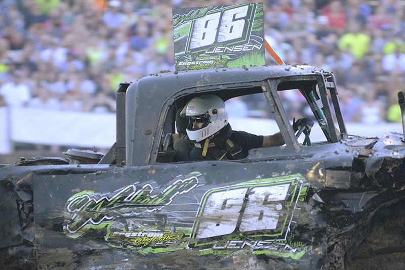 ‘Hit anything;’ Demolition derby wows crowd with crashes and smashes