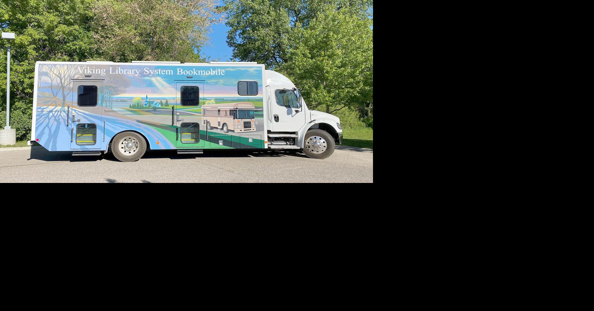 Viking Library System’s new bookmobile takes to the road this summer