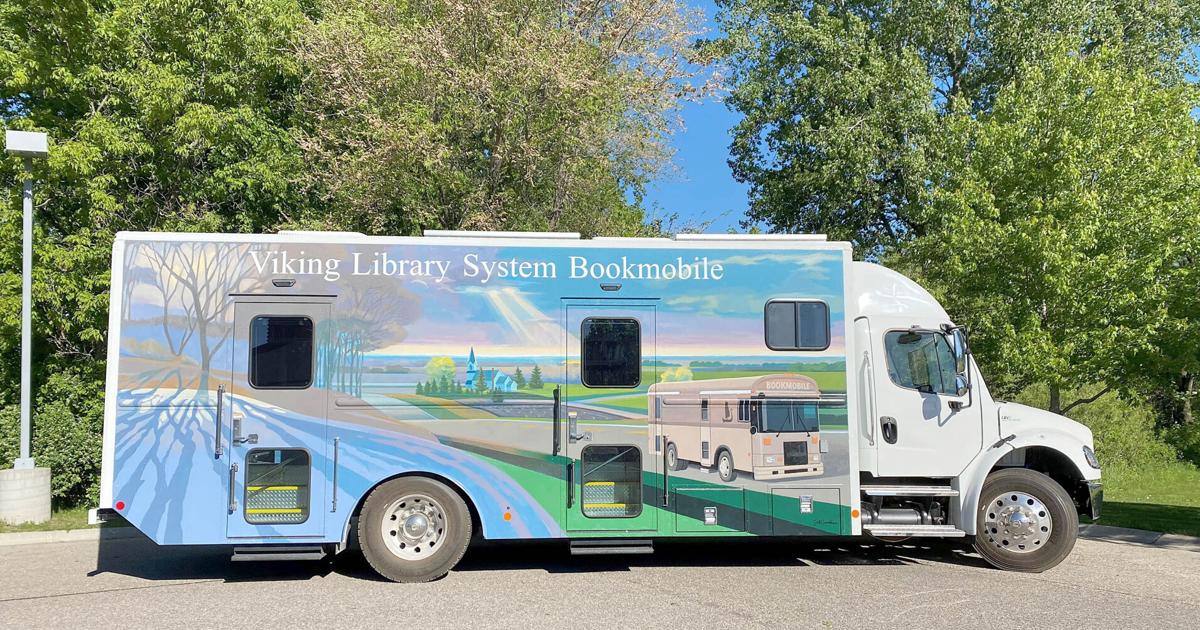 Viking Library System’s new bookmobile takes to the road this summer