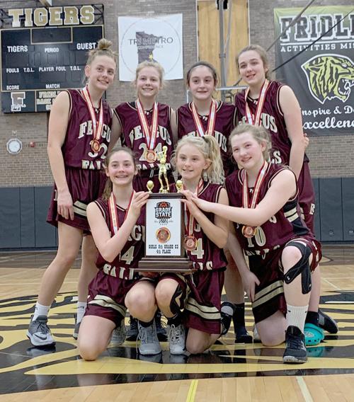 Fergus Falls Eighth Grade Girls Basketball Team Finishes Season