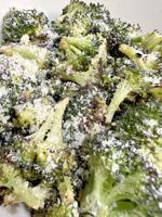 Oven-roasted parmesan broccoli