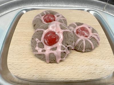 Chocolate cherry cordial cookies