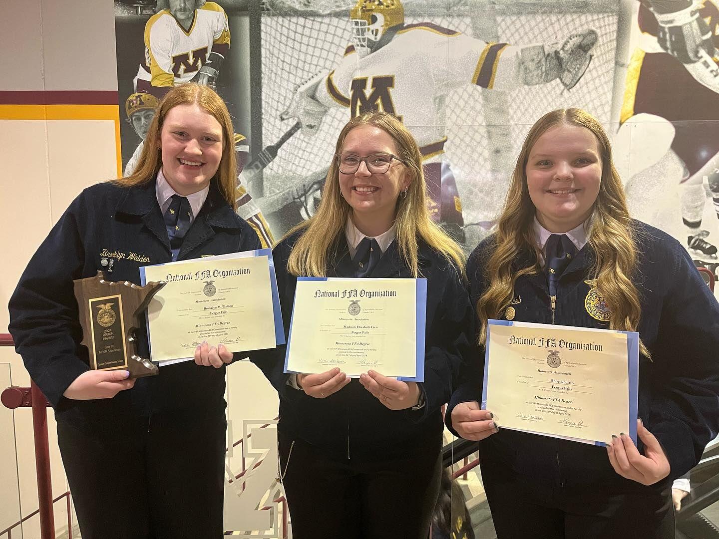 FFA Earns Honors Members Attend State Convention News