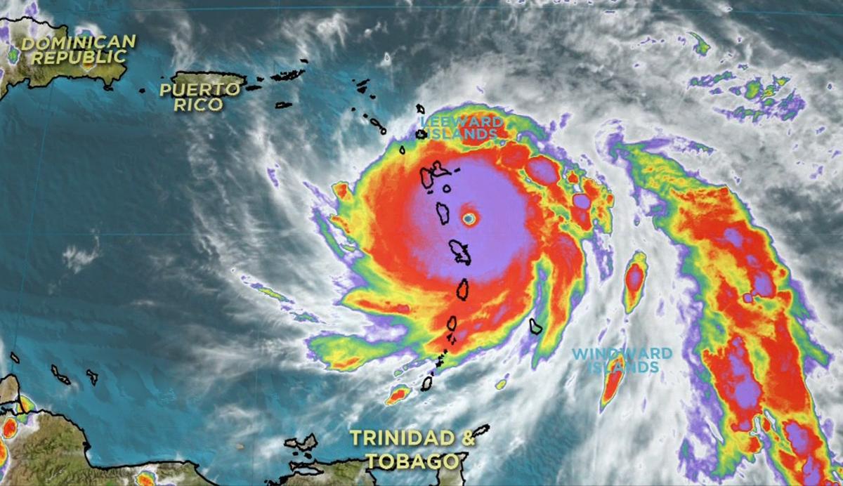 Hurricane Maria Churns toward Puerto Rico