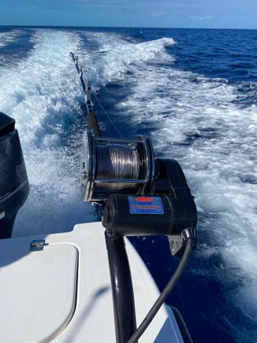 High Speed Trolling for Wintertime Wahoo in The Bahamas, OffShore