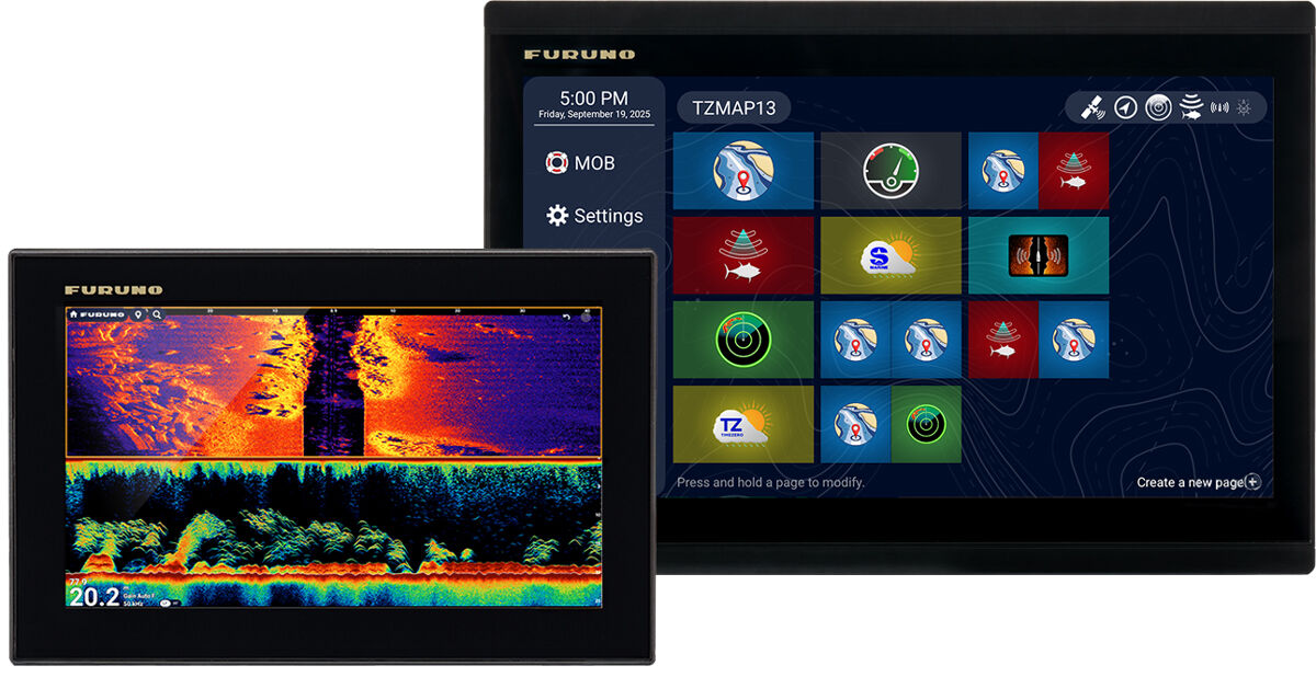 Furuno Launches TZMAP Stand-Alone MFDs | Press Releases