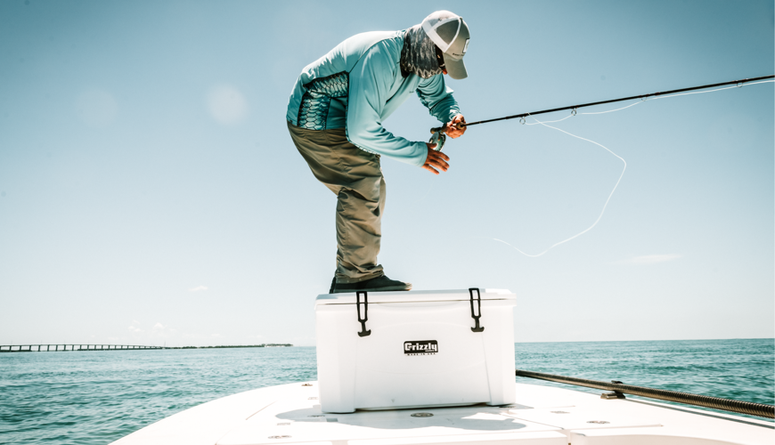 Big fishing coolers clearance