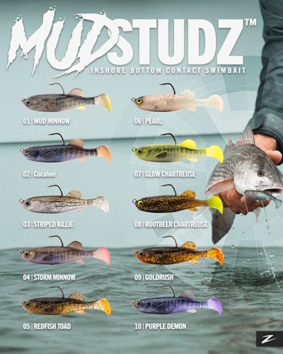 Z-Man® MudStudZ™: In Stock Now in 10 Dialed-In Colors | Press
