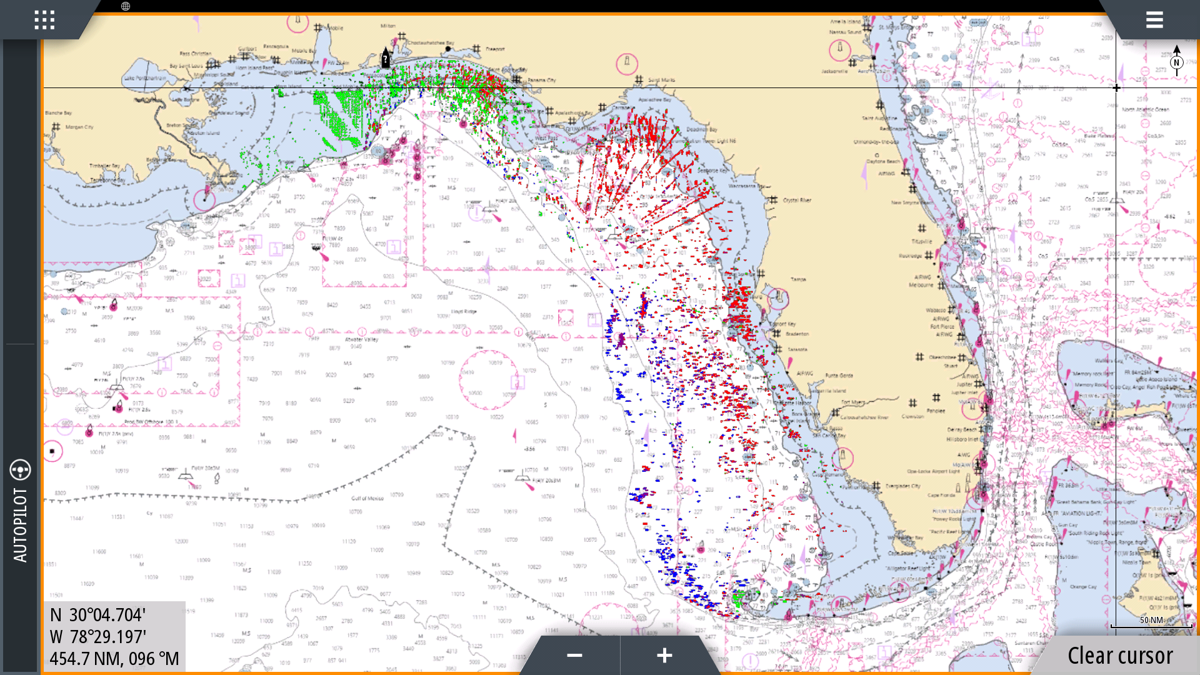 Top Spot N-228 Gulf of Mexico Offshore Fishing Map 