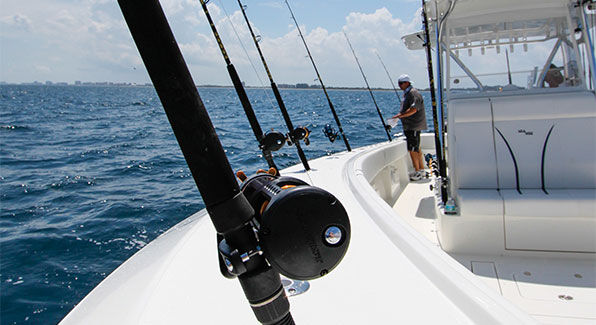 Professional Fishing Boat Rods Holder Rack 360 Degree Rotatable