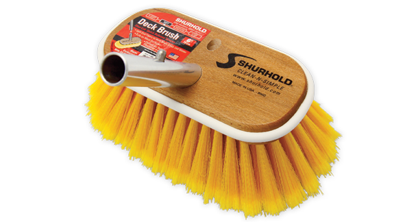 6 Deck Boat Brushes (Stiff, Medium, Soft, Extra Soft) - Shurhold