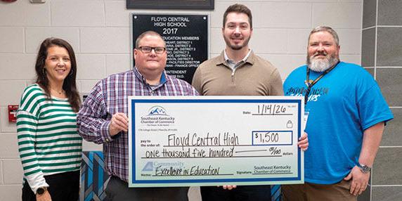 Southeast Kentucky Chamber awards $12,400 in education grants