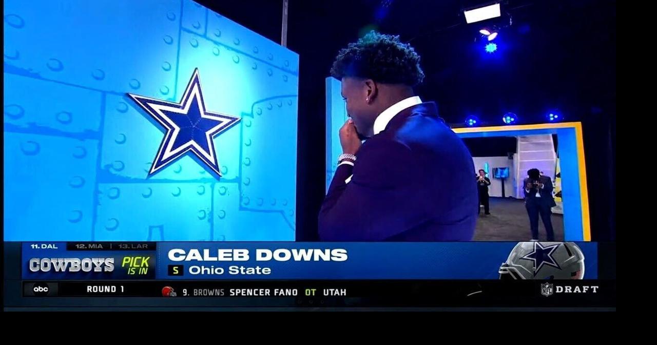 Cowboys trade up to pick Caleb Downs 11th overall, take Lawrence at 23