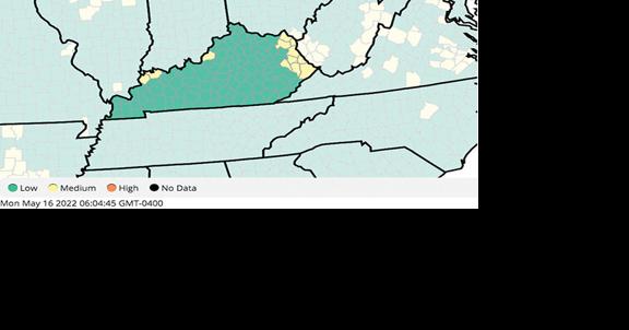CDC says 12 Kentucky counties have medium levels of coronavirus as cases and positivity-rates creep up across state - Vimarsana News