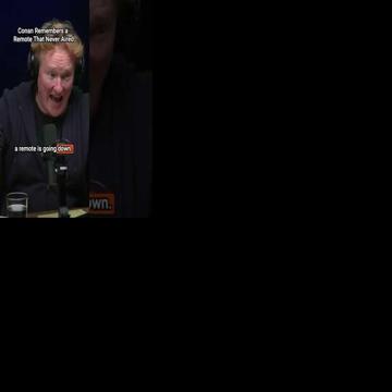 Conan remembers a remote that never aired. #conaf #podcast #comedian ...