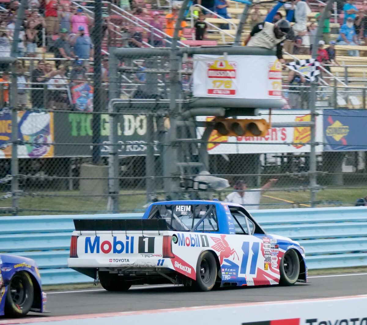 MOTORSPORTS: Corey Heim wins Mission 176 at The Glen, collects