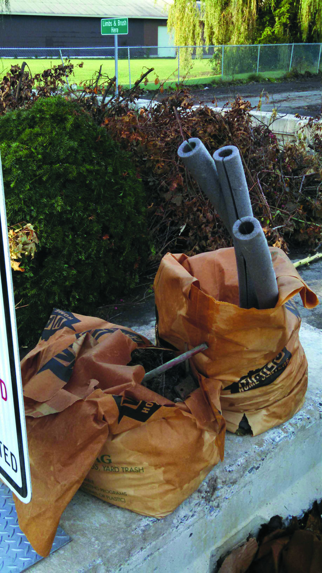 Illegal dumping continues at city yard waste dropoff site News