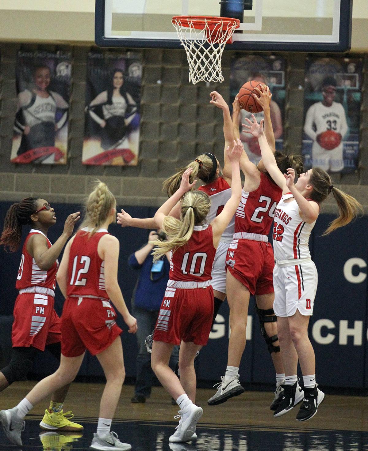 Girls Basketball Dansville Goes On Big Run To Stun Pal Mac In