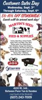 Martins Seed Feed & Supplies