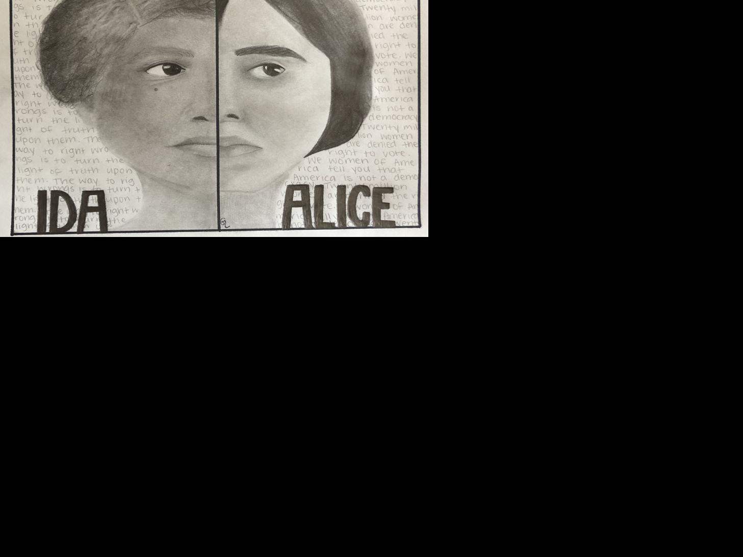 From Seneca Falls To Washington D C Mynderse Student S Artwork Chosen For National Suffrage Exhibit News Fltimes Com