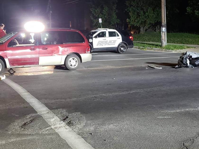 Man Arrested After Geneva Crash Motorcyclist Injured News Fltimes Com