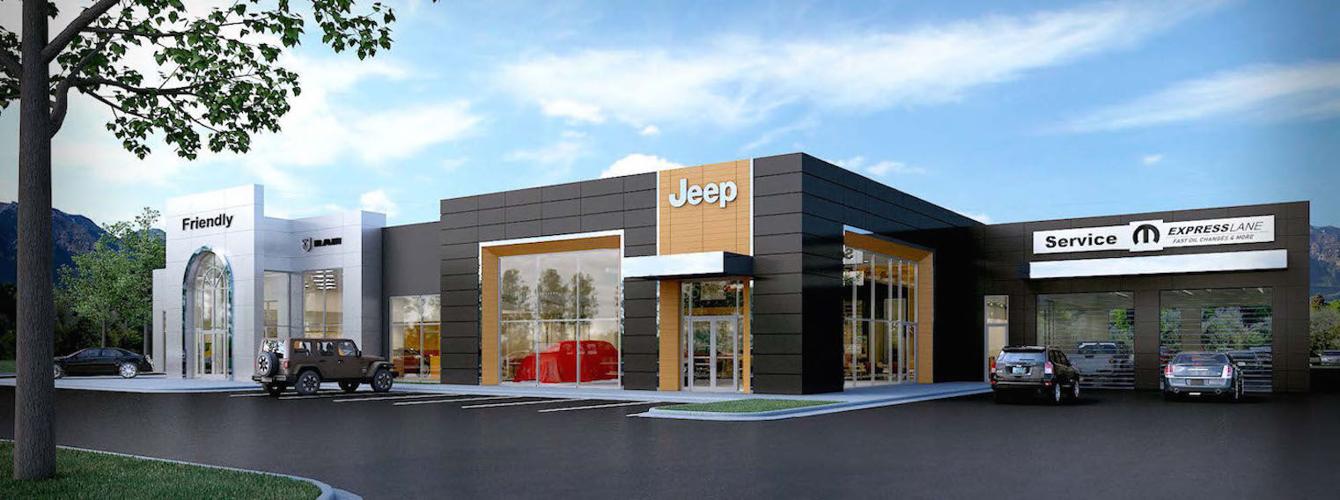 Friendly Chrysler Dodge Jeep and Ram temporarily moves while new showroom being built