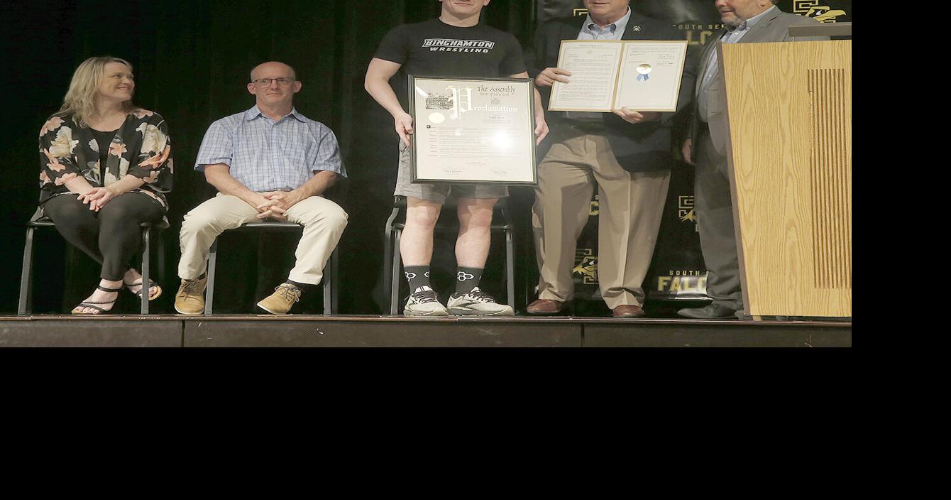 South Seneca wrestling champ honored by community News