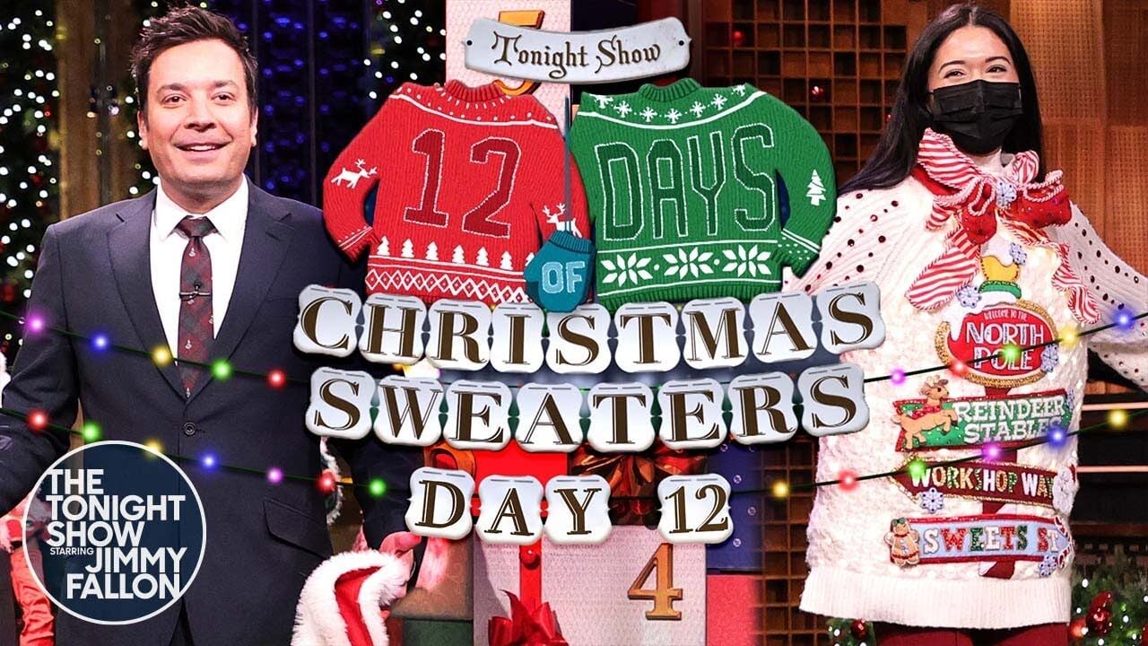 Jimmy fallon 12 clearance days of christmas sweaters