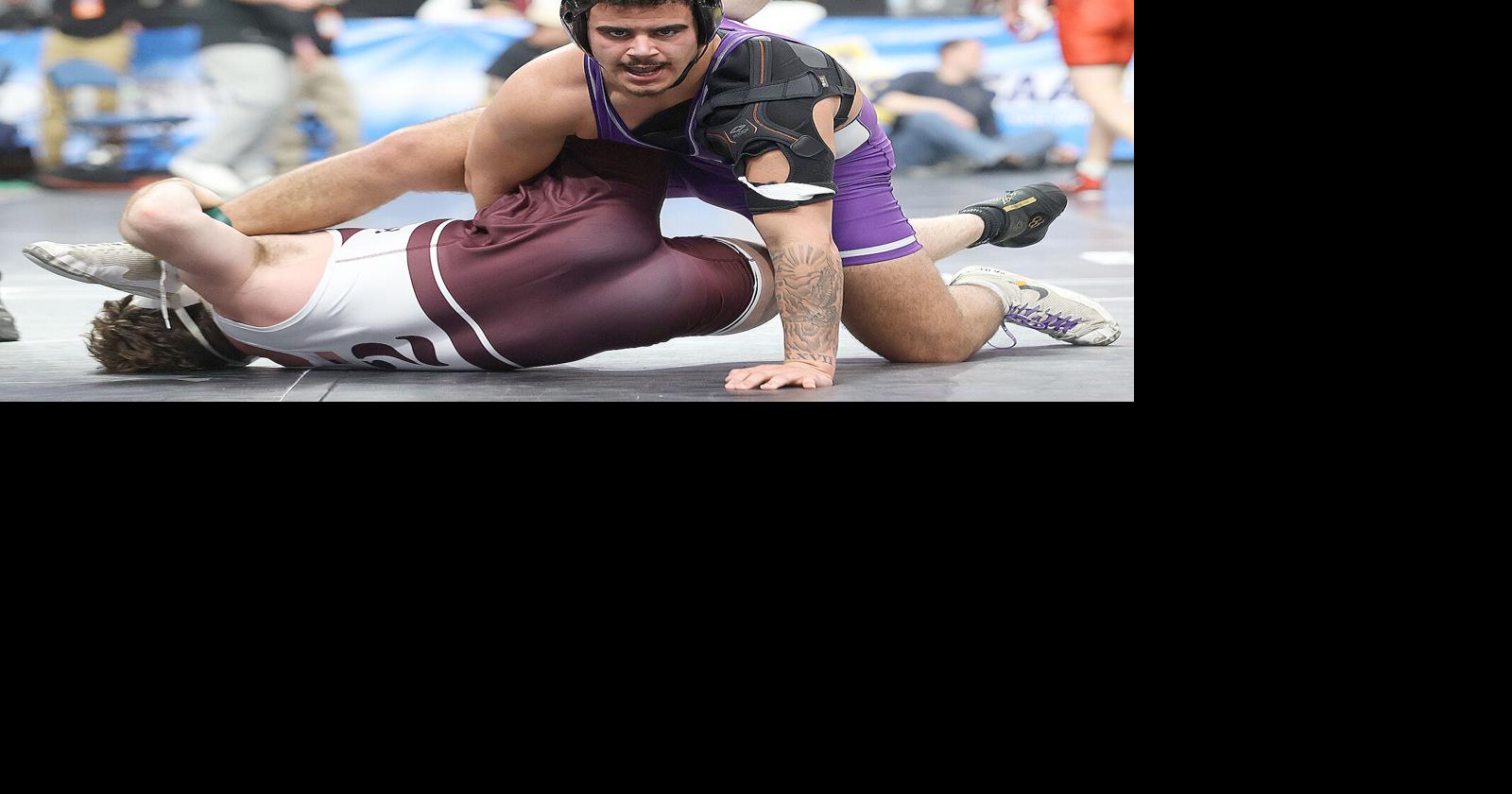 STATE CHAMPION: With a torn labrum, Gianni Velazquez wins 215-lb state title
