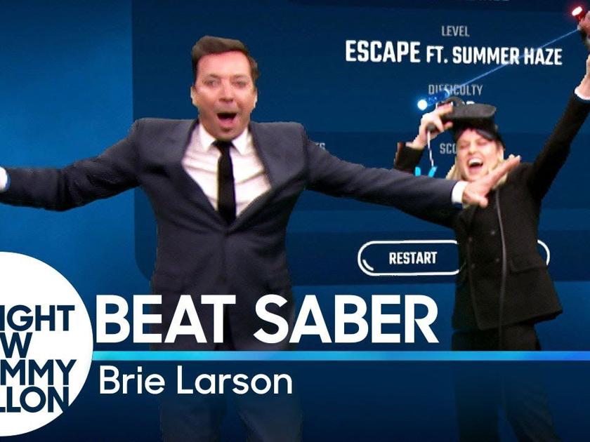 Beat Saber With Brie Larson Fltimes Com