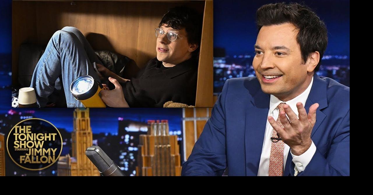 Jesse Eisenberg Shows Jimmy His Secret Desk Apartment | The Tonight ...