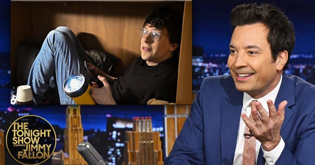 Jesse Eisenberg Shows Jimmy His Secret Desk Apartment | The Tonight ...