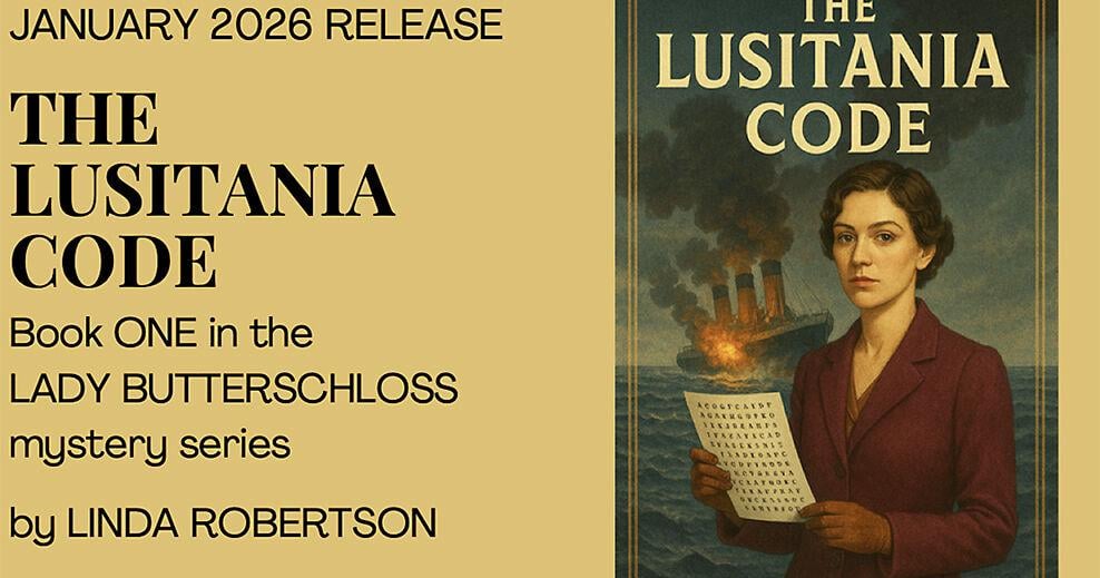 'The Lusitania Code' is professor emeritus' first novel in a murder mystery series of three