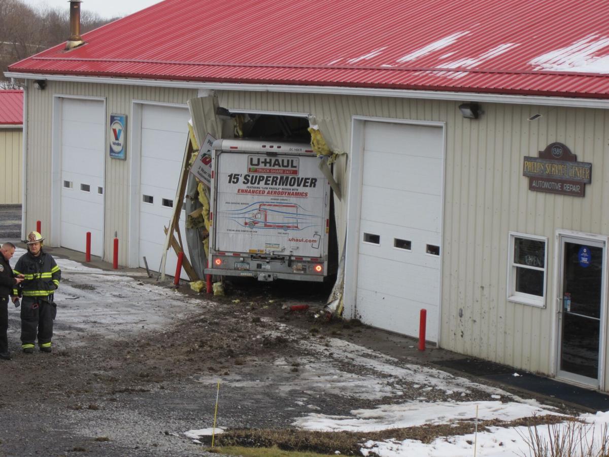 U-Haul crashes into Phelps business, driver flees on foot | News |  fltimes.com