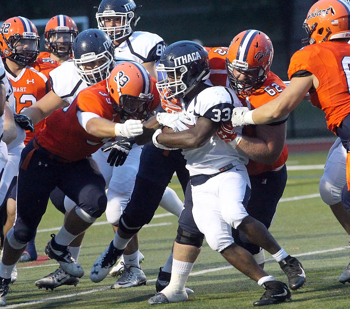 College Football No 25 Hobart Shuts Down Ithaca Sports