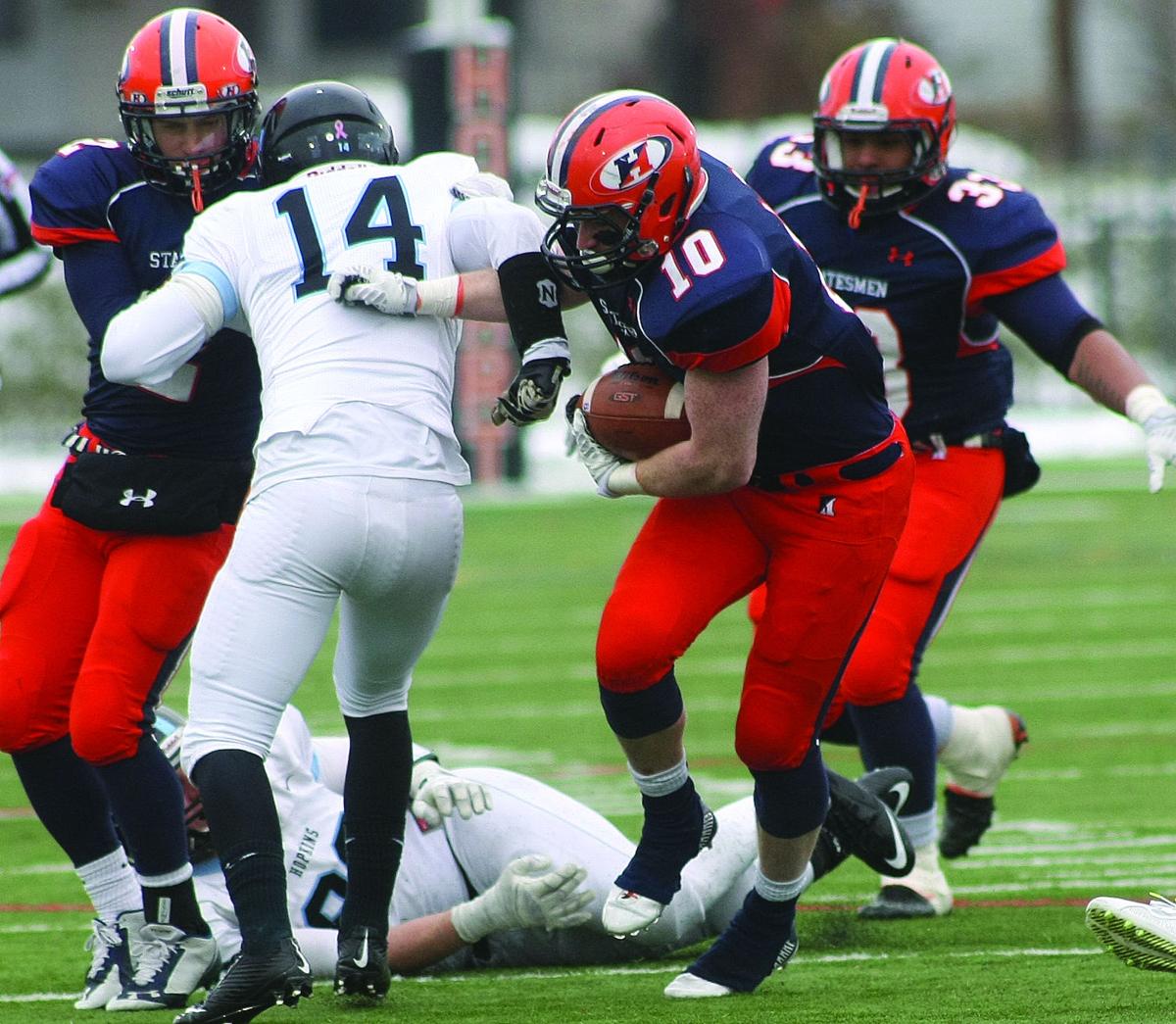 COLLEGE FOOTBALL Hobart rallies past Johns Hopkins Sports