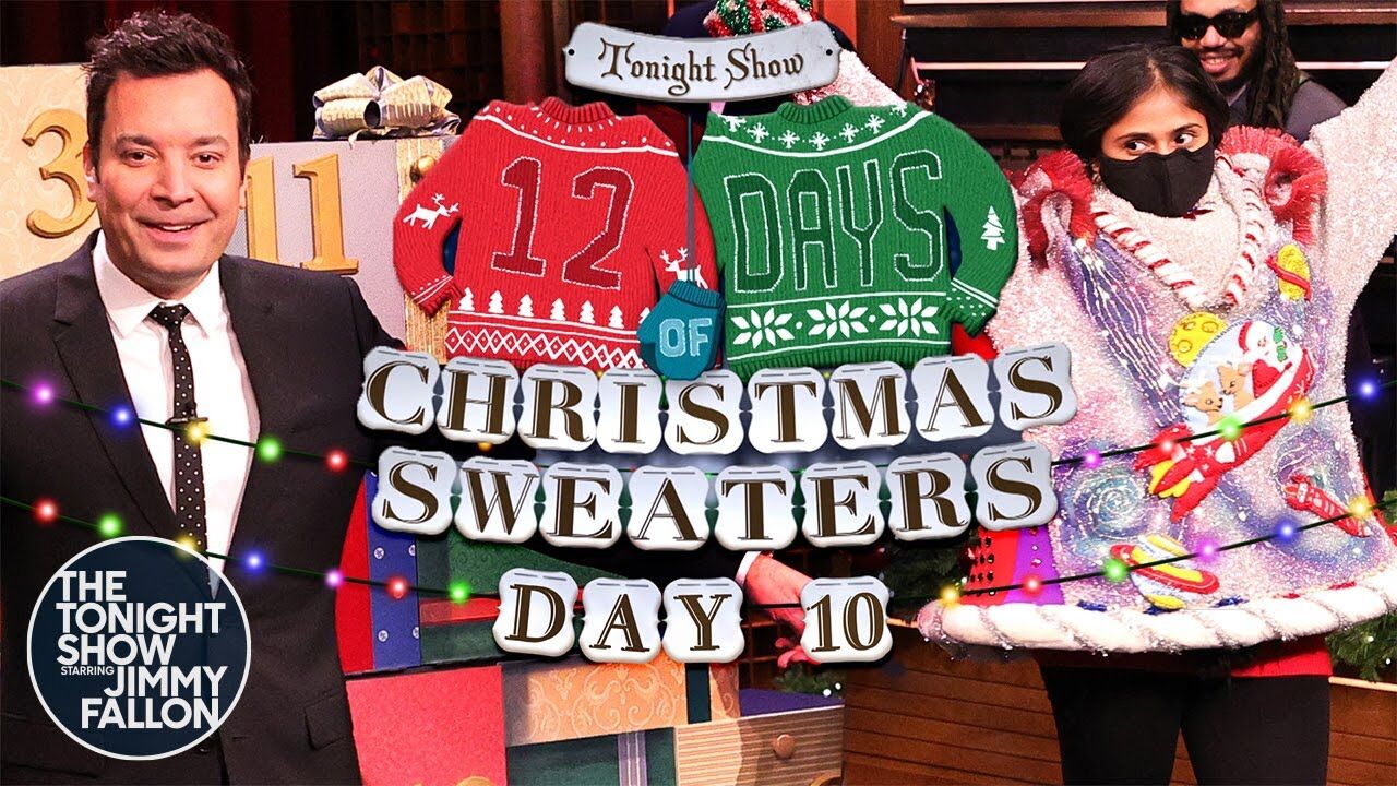 Tonight show 12 on sale days of christmas sweaters