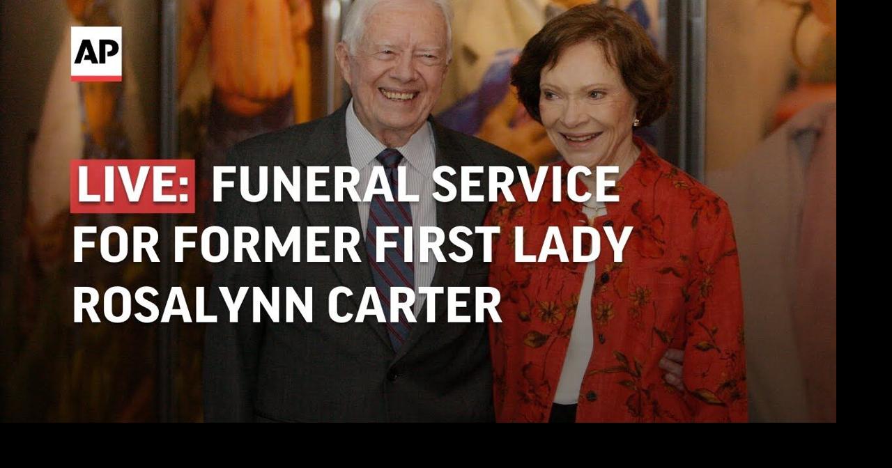 Funeral service for former first lady Rosalynn Carter in Georgia