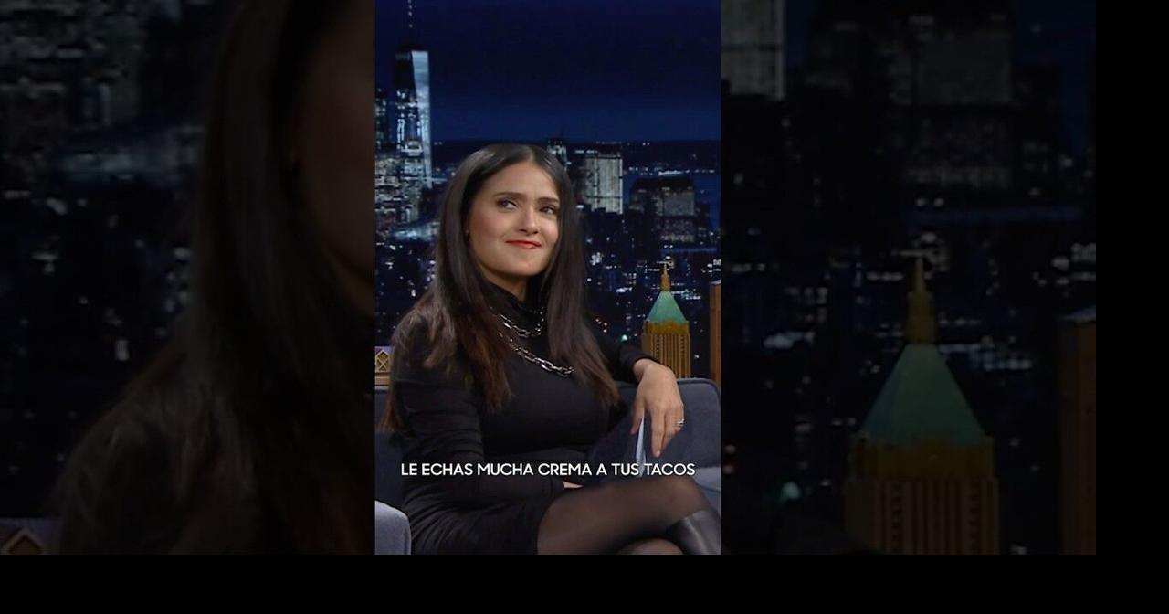 SalmaHayek puts Jimmy’s Spanish language skills to the test! 