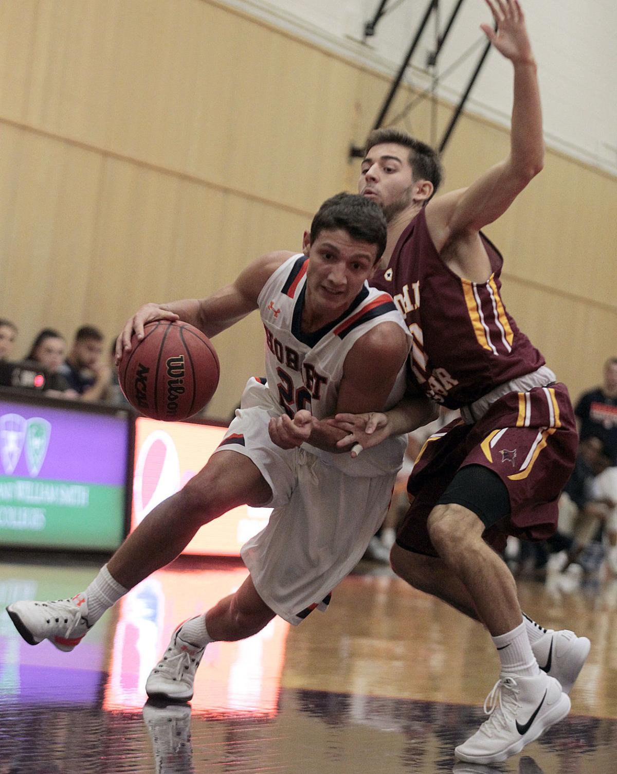 College Basketball Hobart Knocks Off No 19 Cardinals