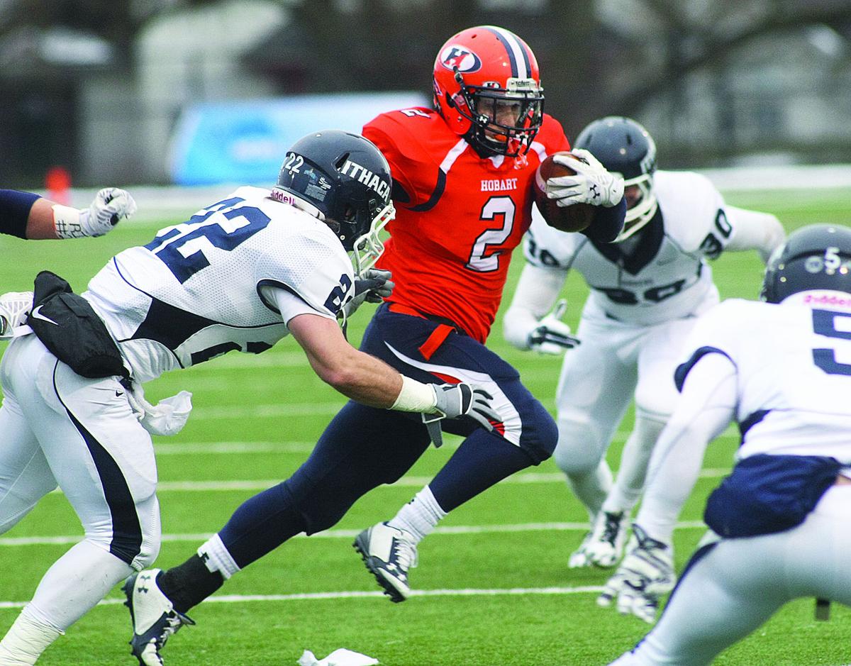 COLLEGE FOOTBALL Hobart defuses Bombers to advance Sports