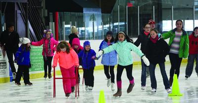 Ice Skating Opens In Geneva With New Hours Fltimes Skaters Make Their Way Around The Rink At Geneva Recreation Complex