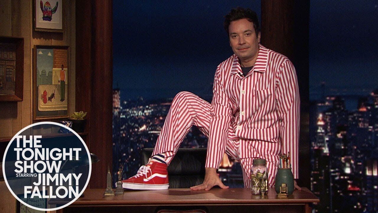 Jimmy Fallon Unveils His New Alex Mill Pajama Collection