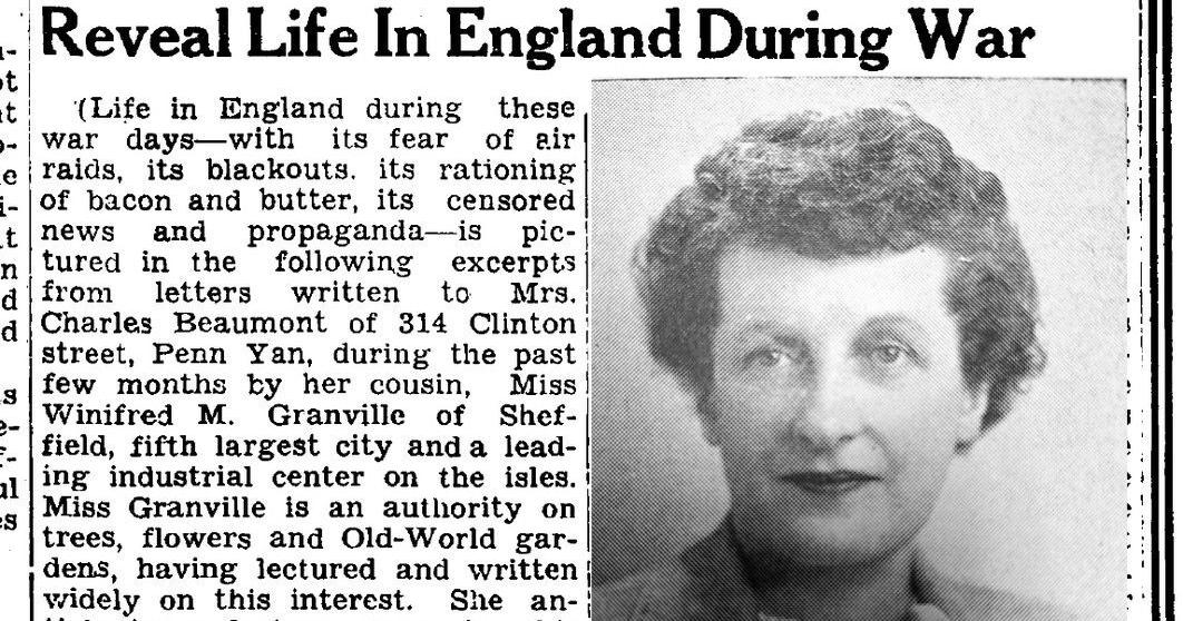 LOOKING BACK: Letters from the Blitz | Lifestyle | fltimes.com