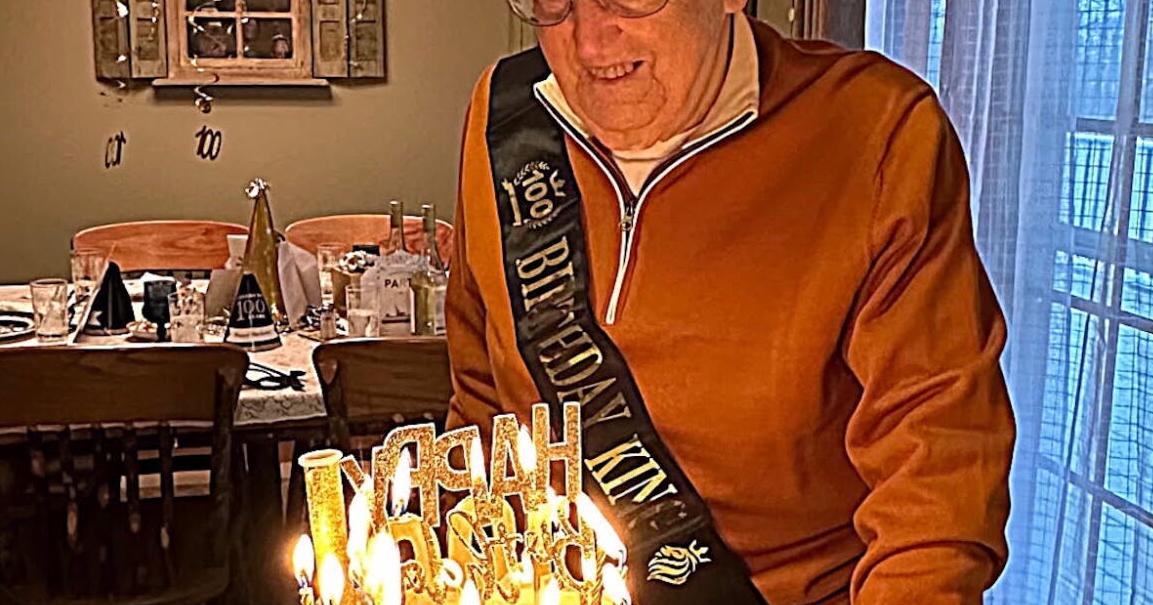 World War II vet turns 100, celebrates at home in Geneva