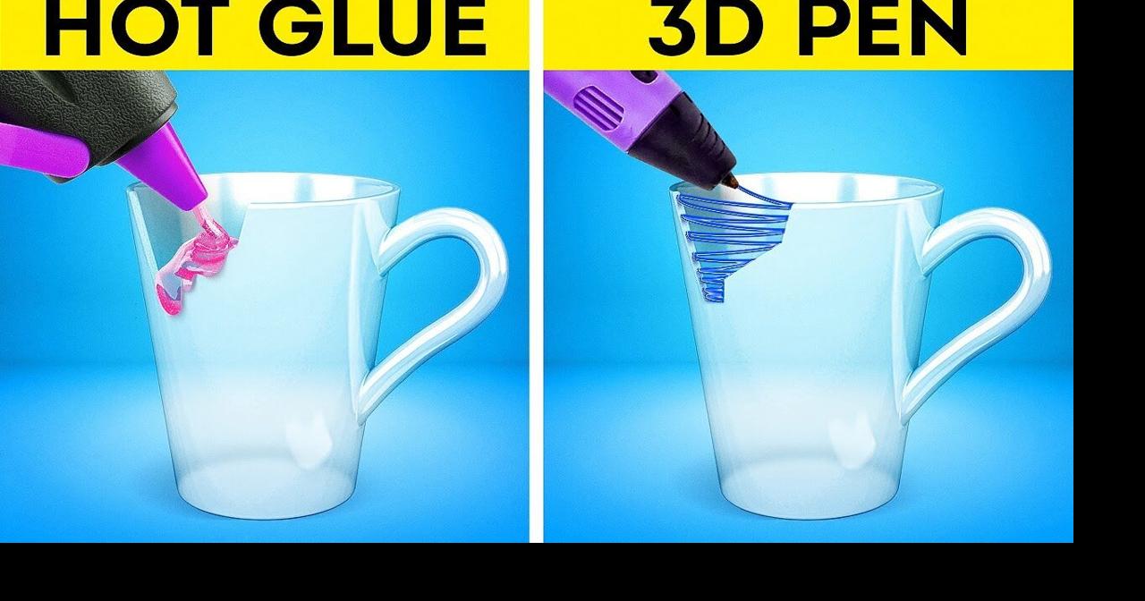 GLUE GUN vs 3D PEN || AMAZING CRAFTS FOR ANY OCCASION | Videos ...
