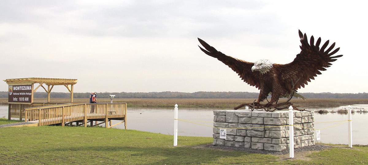 OUTDOORS Eagle sculpture at Montezuma a real attentiongrabber