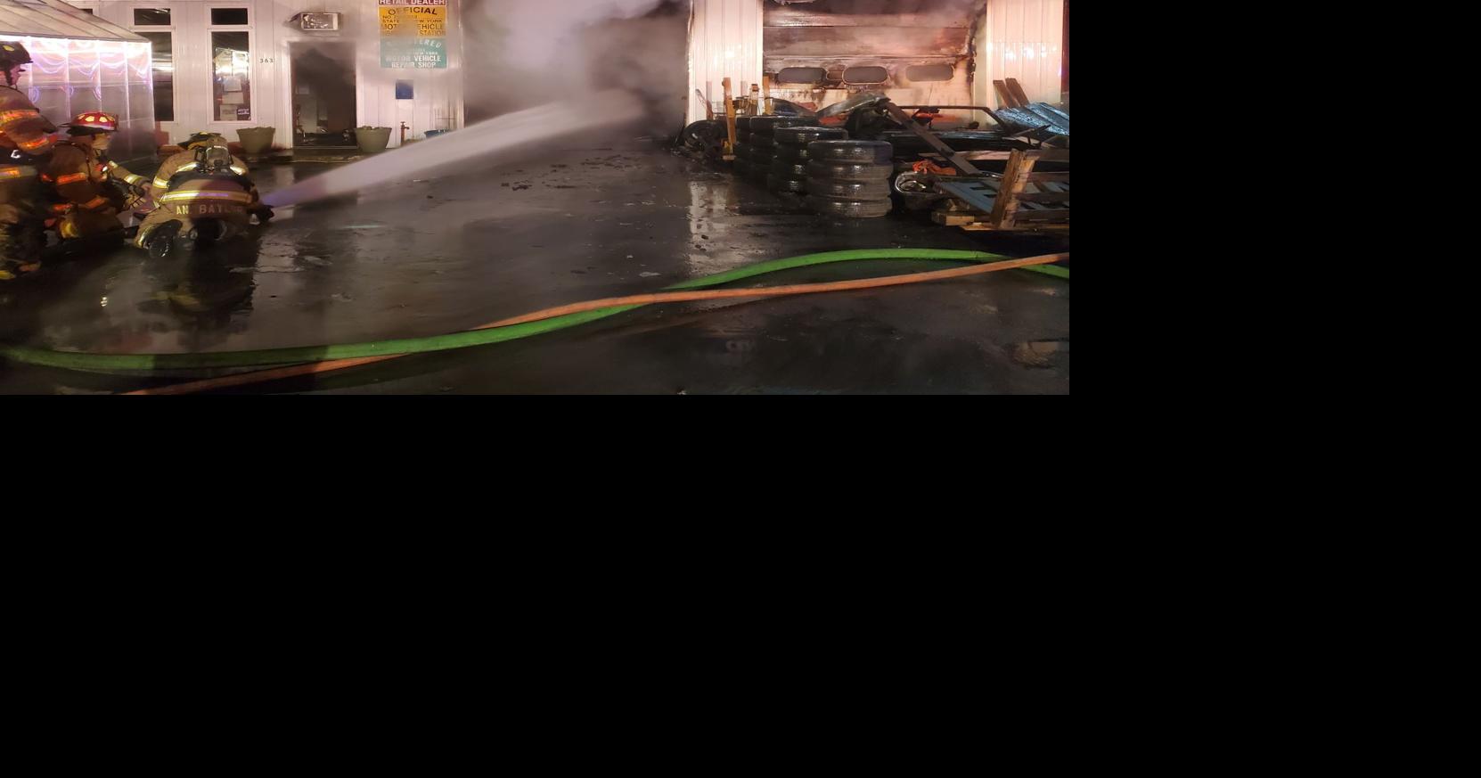 Fire destroys Waterloo business News